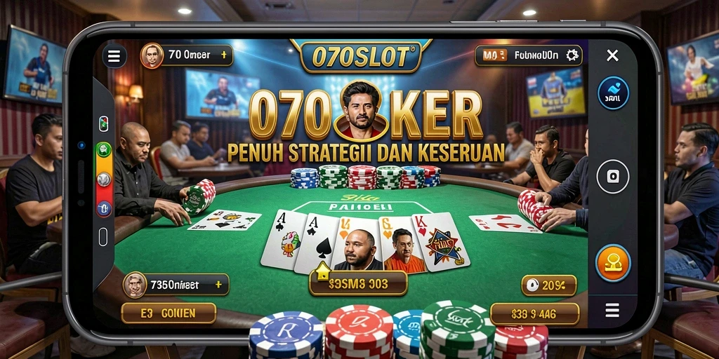 Tangkapan layar gameplay menunjukkan serunya permainan Poker di 070SLOT.