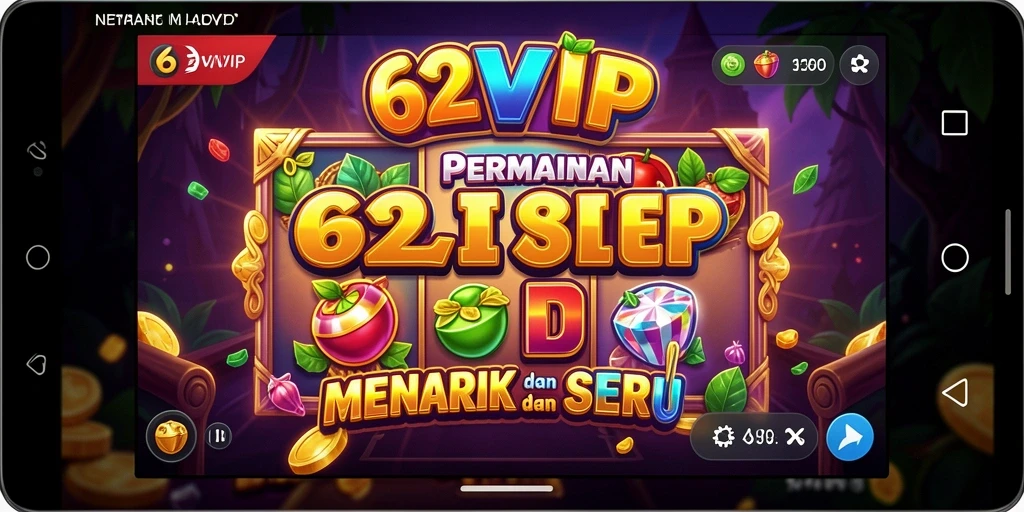 Tampilan gameplay menarik dari 62VIP dengan mesin slot yang beragam.