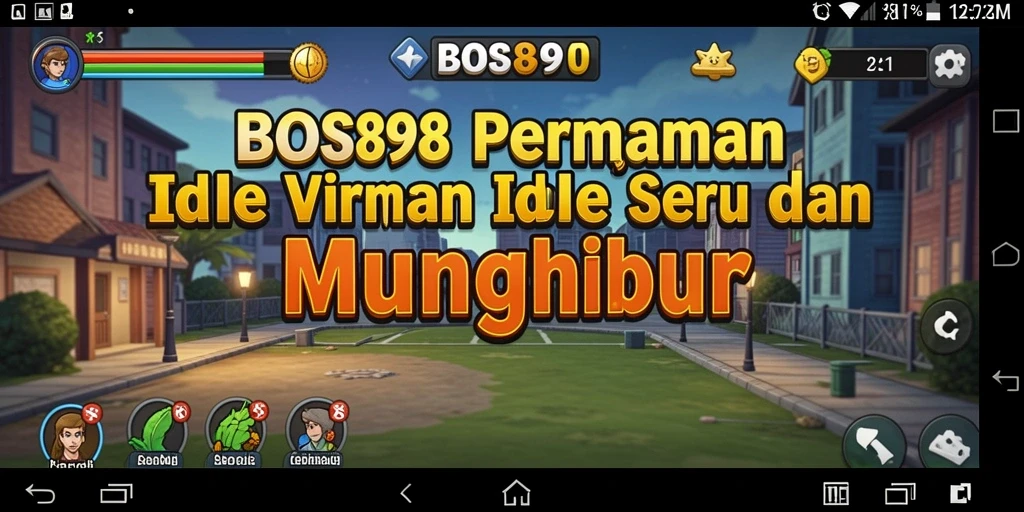 Tangkapan layar menunjukkan momen gameplay seru dalam BOS898.