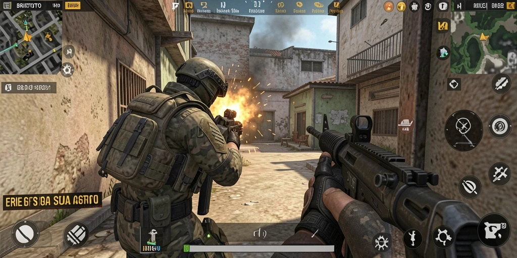 Tangkapan layar BRIOTOTO menampilkan aksi tembak-menembak yang seru dalam game FPS.
