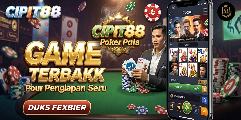 Gameplay seru dengan berbagai pilihan poker di CIPIT88.