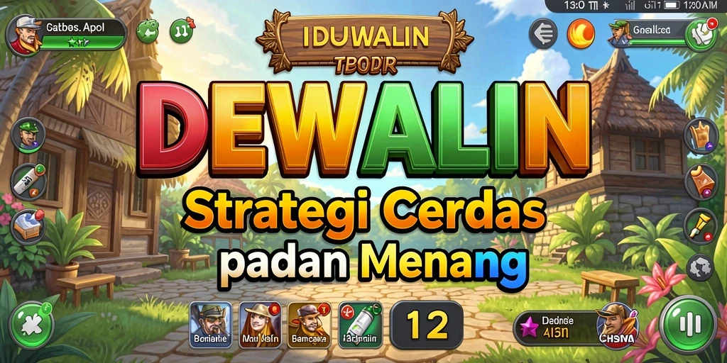 Screenshot utama DEWALIN yang menunjukkan aksi strategi intens.