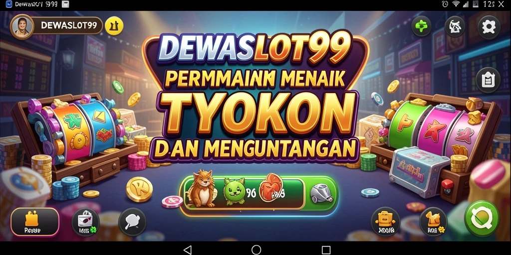 Tampilan gameplay DEWASLOT99 menunjukkan keseruan dalam membangun bisnis Tycoon.