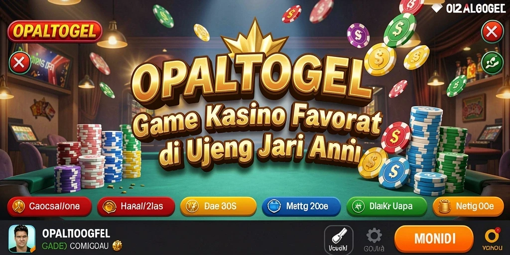 Tampilan menarik dari gameplay Kasino OPALTOGEL yang seru.