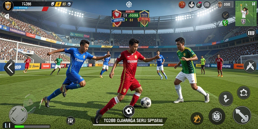Tampilan gameplay TO288 yang menegangkan dan seru saat pertandingan berlangsung.
